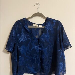 VINTAGE VS Blue Lace top